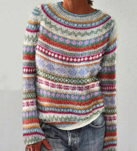 Eileen | Strickpullover mit auffälligem Strickmuster