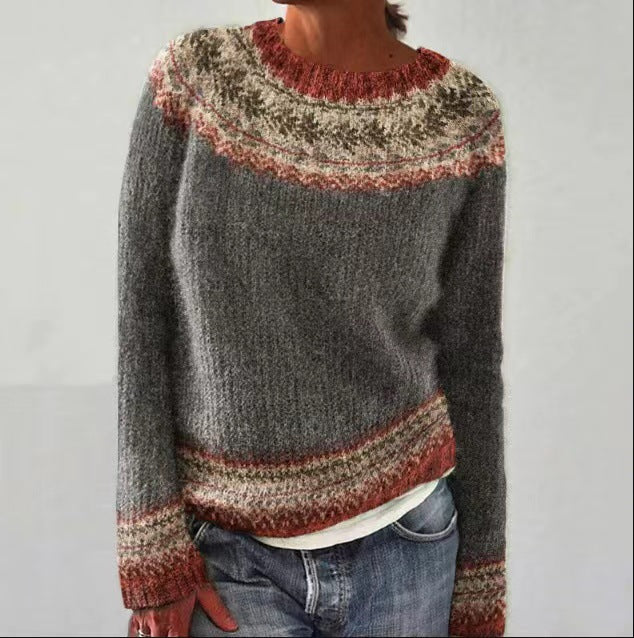 Eileen | Strickpullover mit auffälligem Strickmuster