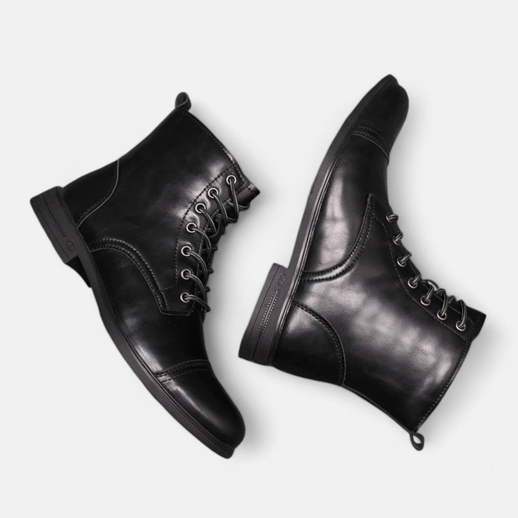 Stilvolle Herrenstiefel aus hochwertigem Kunstleder