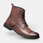 Stilvolle Herrenstiefel aus hochwertigem Kunstleder