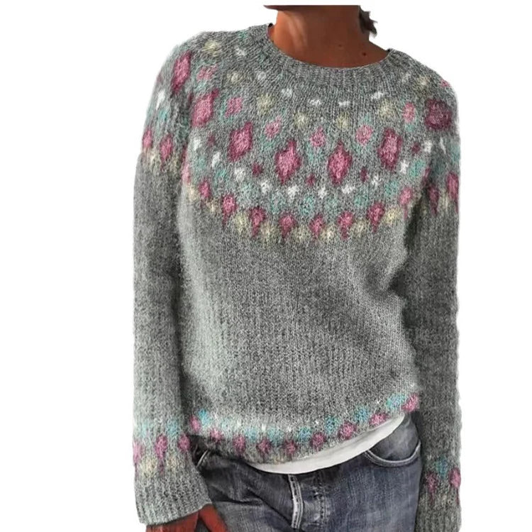Eileen | Strickpullover mit auffälligem Strickmuster