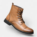 Stilvolle Herrenstiefel aus hochwertigem Kunstleder
