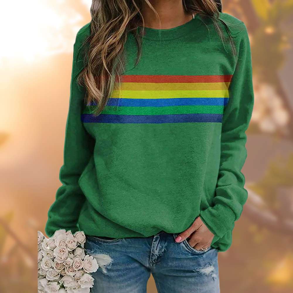 Loni | Pullover mit Rundhals und auffälligem Muster