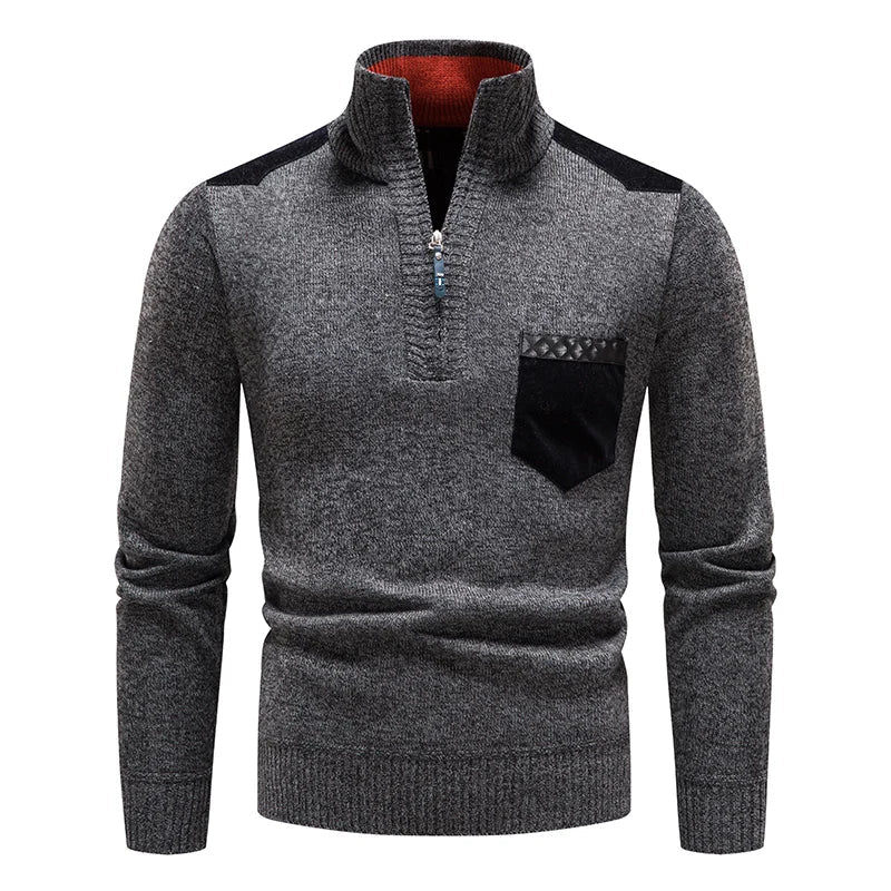Moritz | Fleece-Pullover mit halbem Reißverschluss