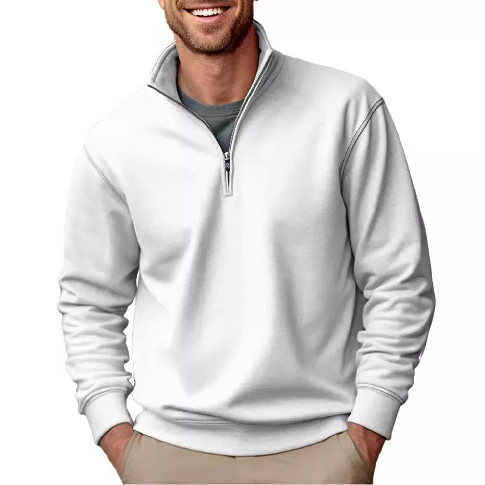 Lothar | Warmer Winterpullover mit Reißverschluss