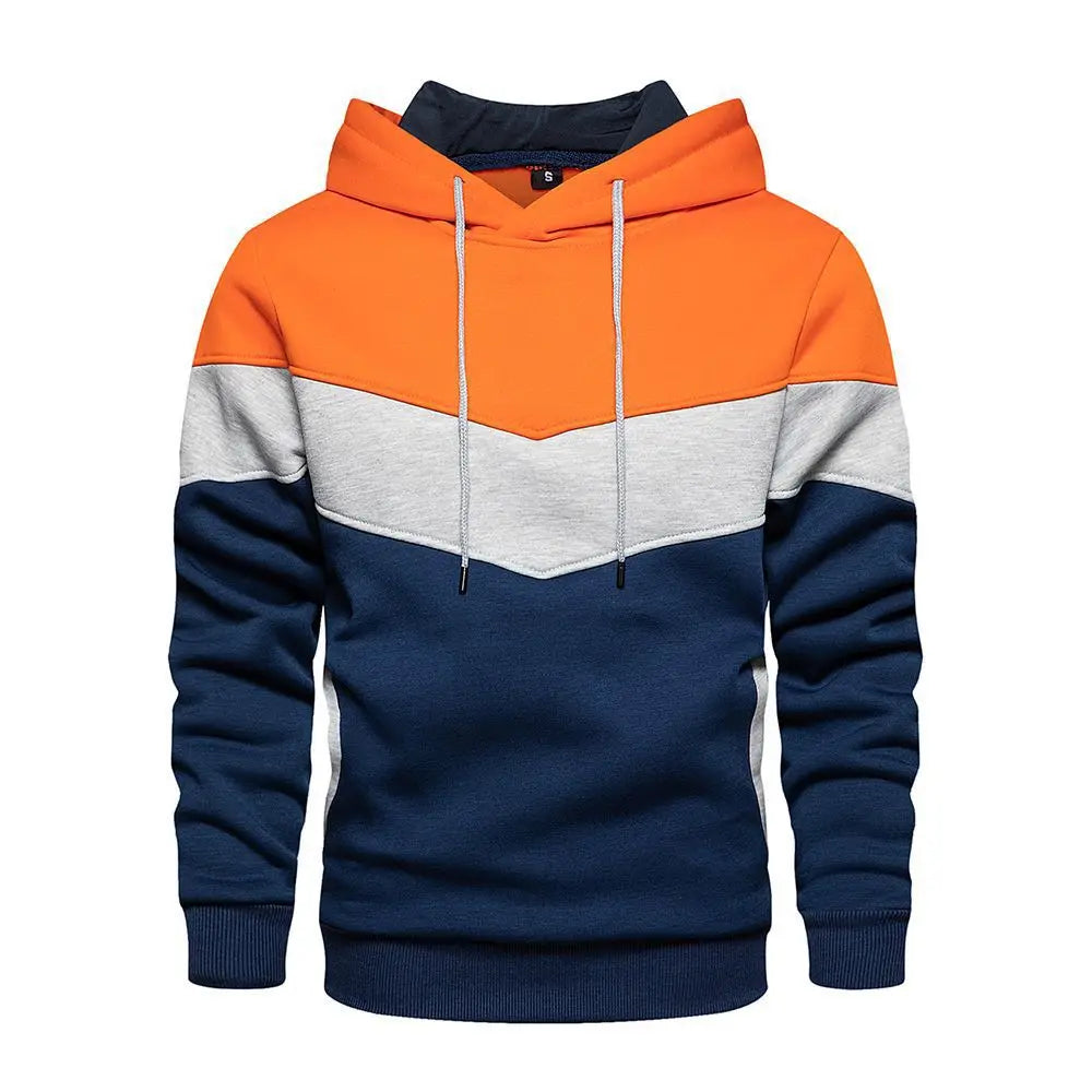 Willibald | Bunter Kapuzenpullover im Colorblock-Design