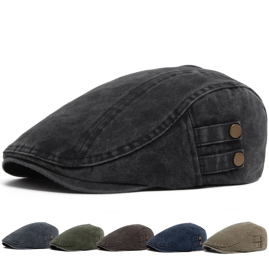 Heiko | Vintage-Cap mit gebogenem Schirm