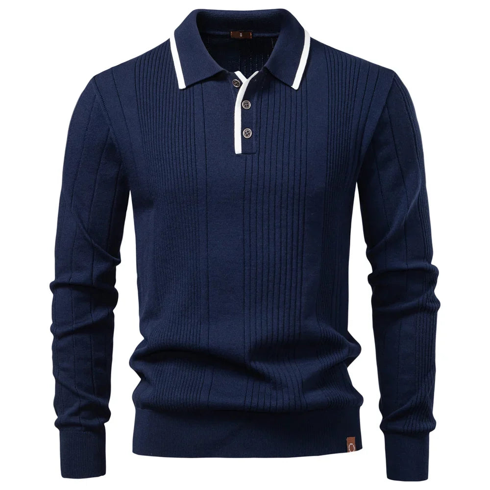 Marius | Herren Winter-Poloshirt