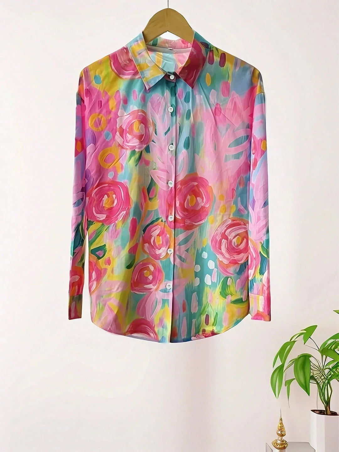 Astrid | Bunte Musterbluse