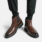 Leon | Stilvolle Chelsea-Stiefel aus Kunstleder