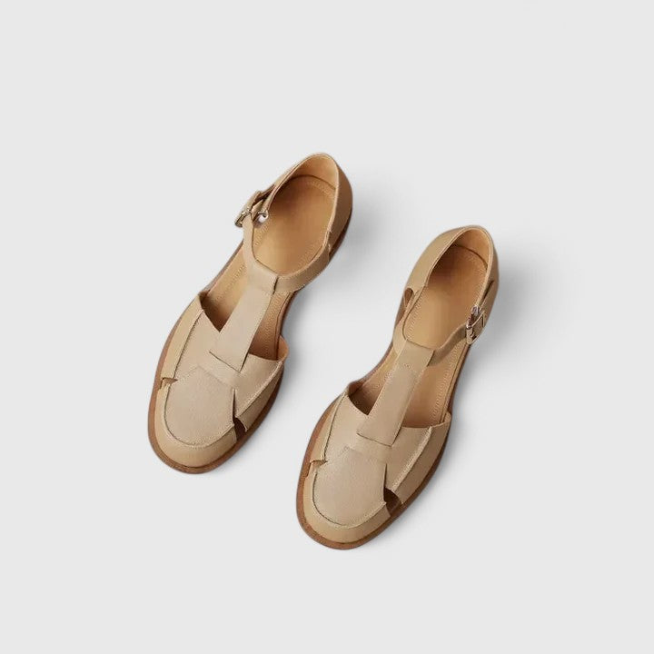 Fina | Geschlossene Sandalen mit T-Riemen