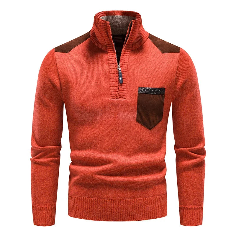 Moritz | Fleece-Pullover mit halbem Reißverschluss