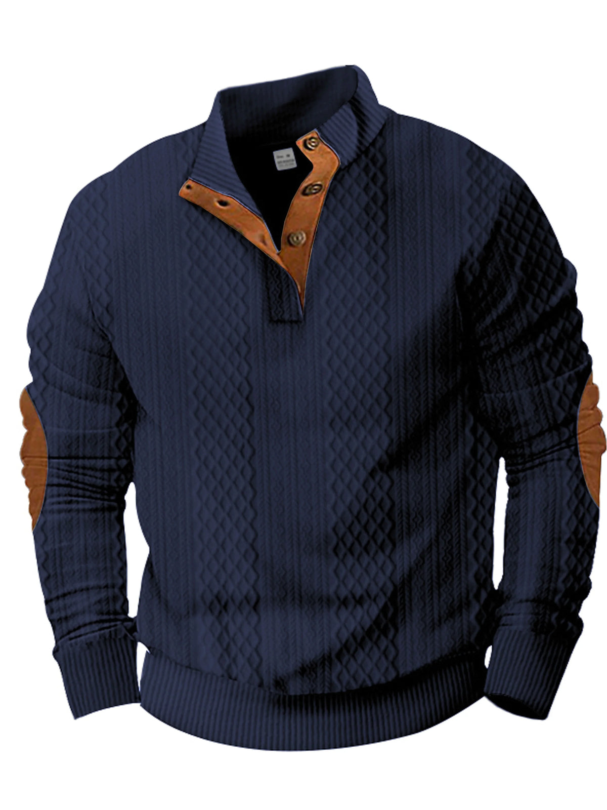 Tobias | Herbstpullover mit Knopfleiste