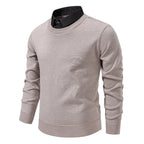 Giselher | Lässiger Pullover mit Hemdkragen