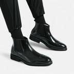 Leon | Stilvolle Chelsea-Stiefel aus Kunstleder