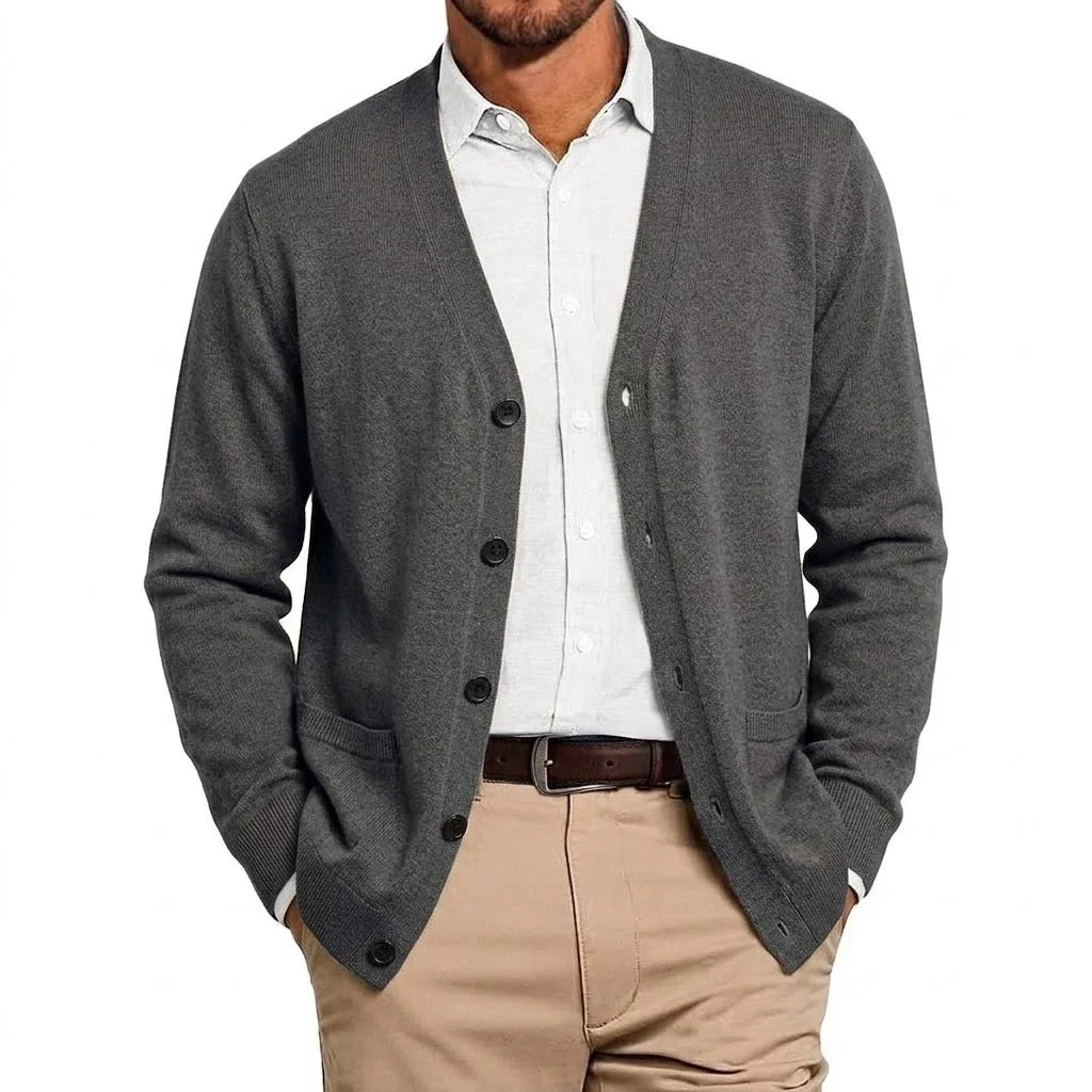 Matthias | Strickblazer mit Stehkragen