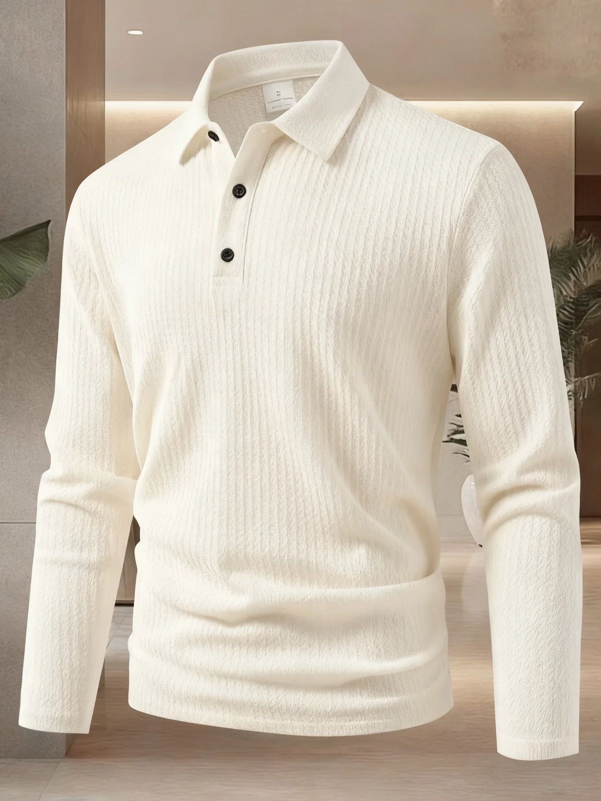 Boris | Eleganter Polo-Pullover mit langen Ärmeln