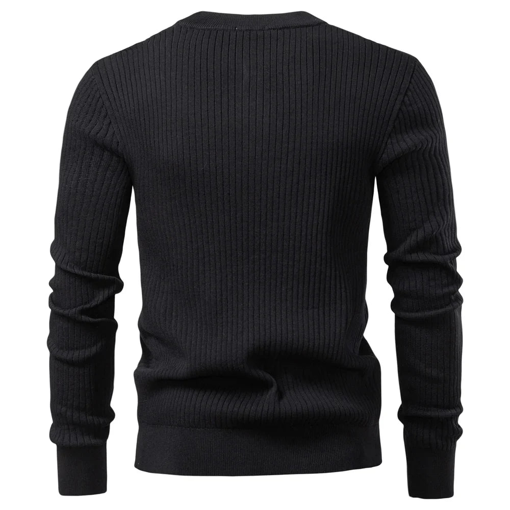 Paul | Lässiges Winter-Poloshirt mit Knöpfen
