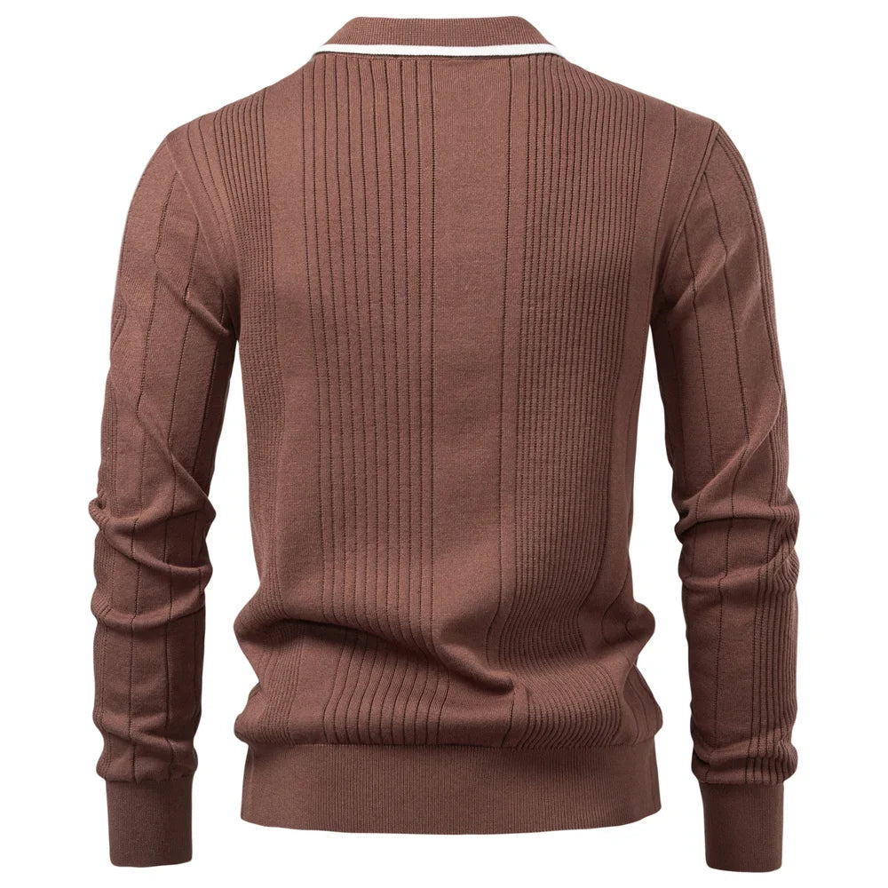Marius | Herren Winter-Poloshirt