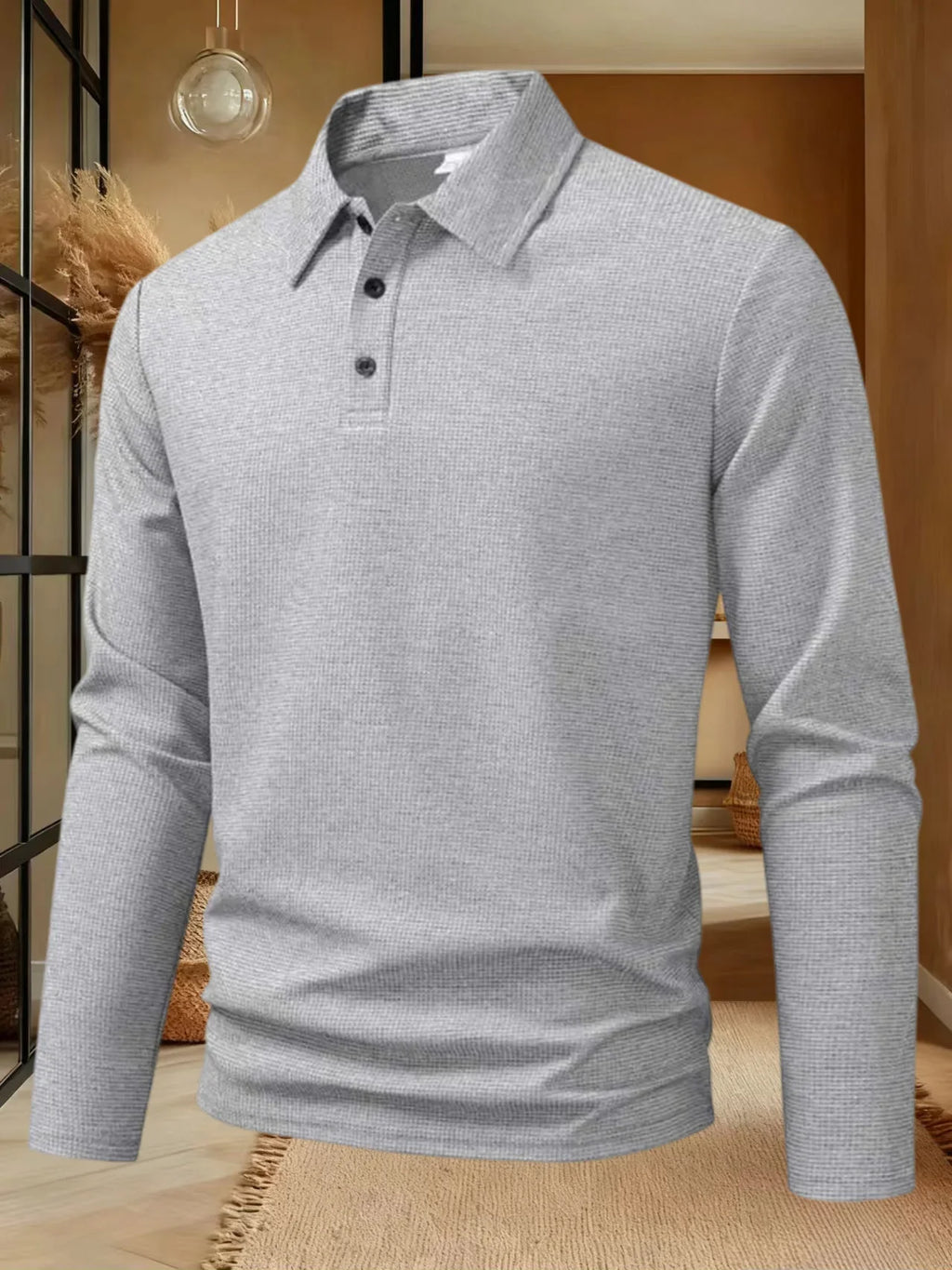 Boris | Eleganter Polo-Pullover mit langen Ärmeln