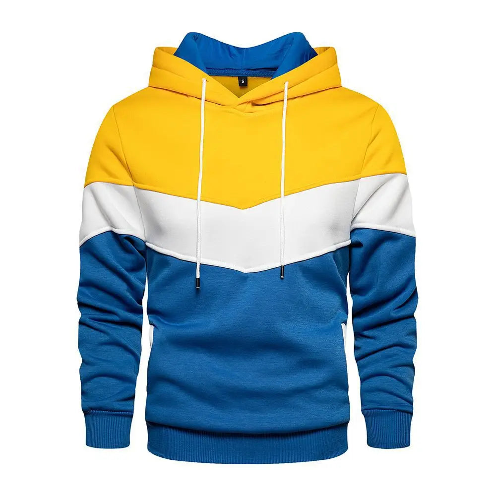 Willibald | Bunter Kapuzenpullover im Colorblock-Design