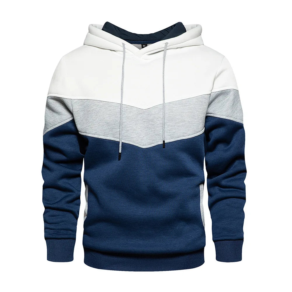 Willibald | Bunter Kapuzenpullover im Colorblock-Design