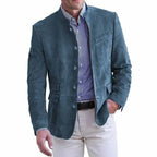 Justus | Klassischer Blazer in Wildlederoptik