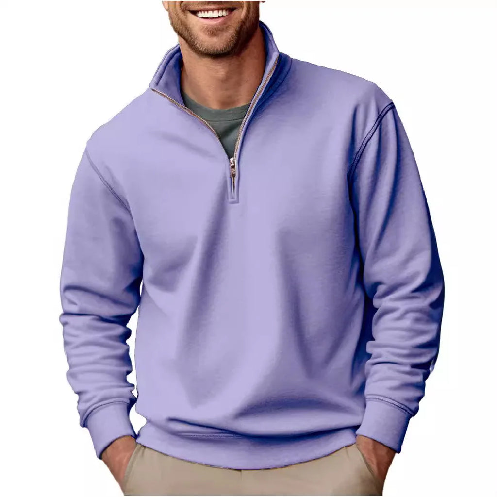 Lothar | Warmer Winterpullover mit Reißverschluss