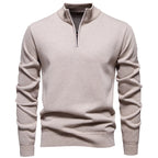 Hugo | Feinstrick-Pullover mit halbem Reißverschluss