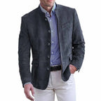 Justus | Klassischer Blazer in Wildlederoptik