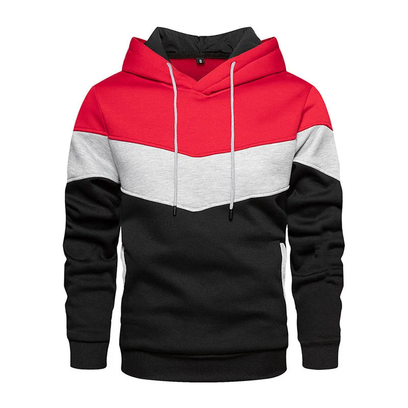 Willibald | Bunter Kapuzenpullover im Colorblock-Design