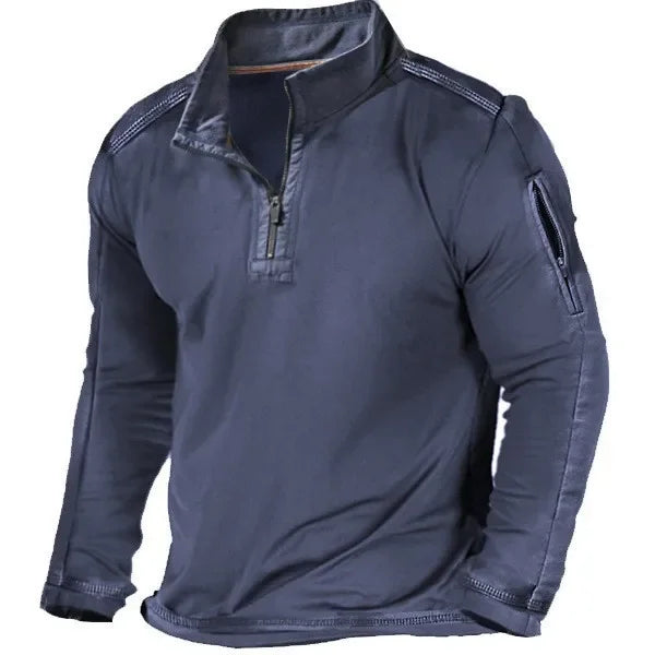 Kaspar | Outdoor-Herbstpullover mit Reißverschluss