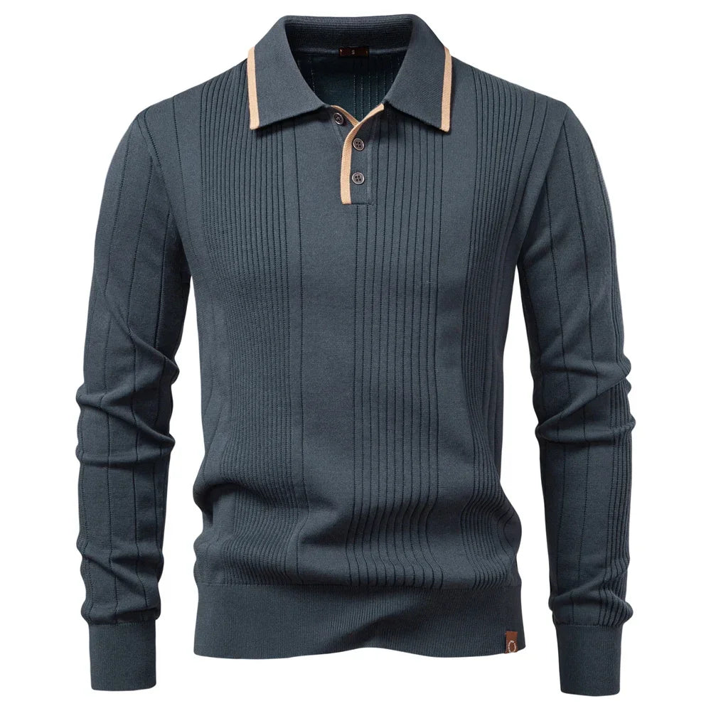 Marius | Herren Winter-Poloshirt