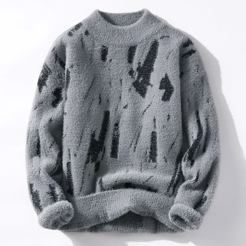 Till | Strickpullover mit abstraktem Muster