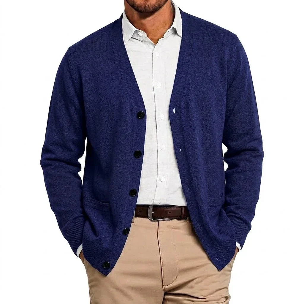 Matthias | Strickblazer mit Stehkragen