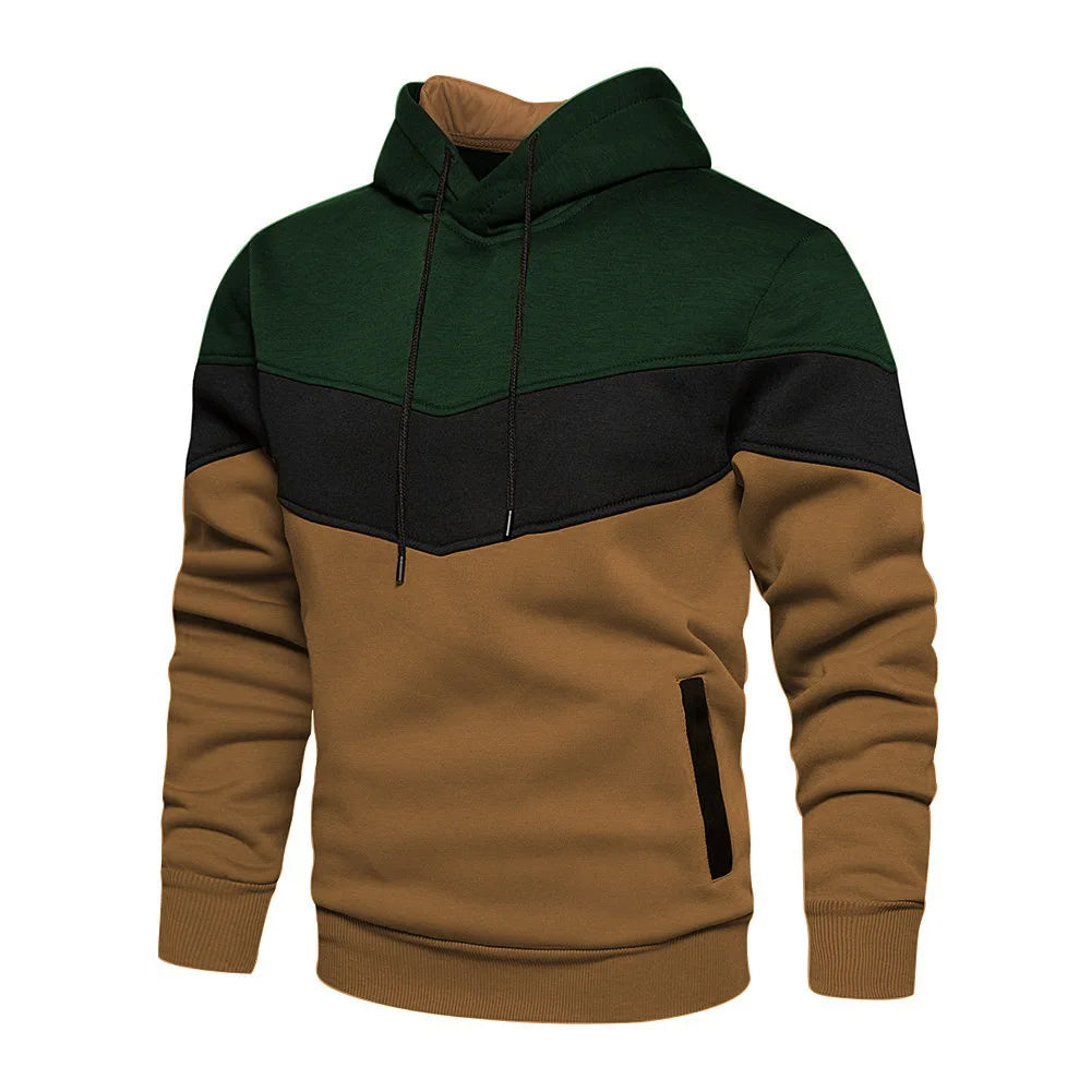 Willibald | Bunter Kapuzenpullover im Colorblock-Design