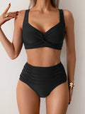 Greta | Hoch tailliertes Sommer-Bikiniset
