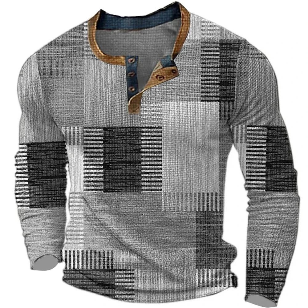 Gunther | Farbenfrohes Herren-Langarmshirt