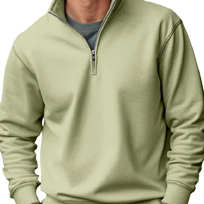 Lothar | Warmer Winterpullover mit Reißverschluss