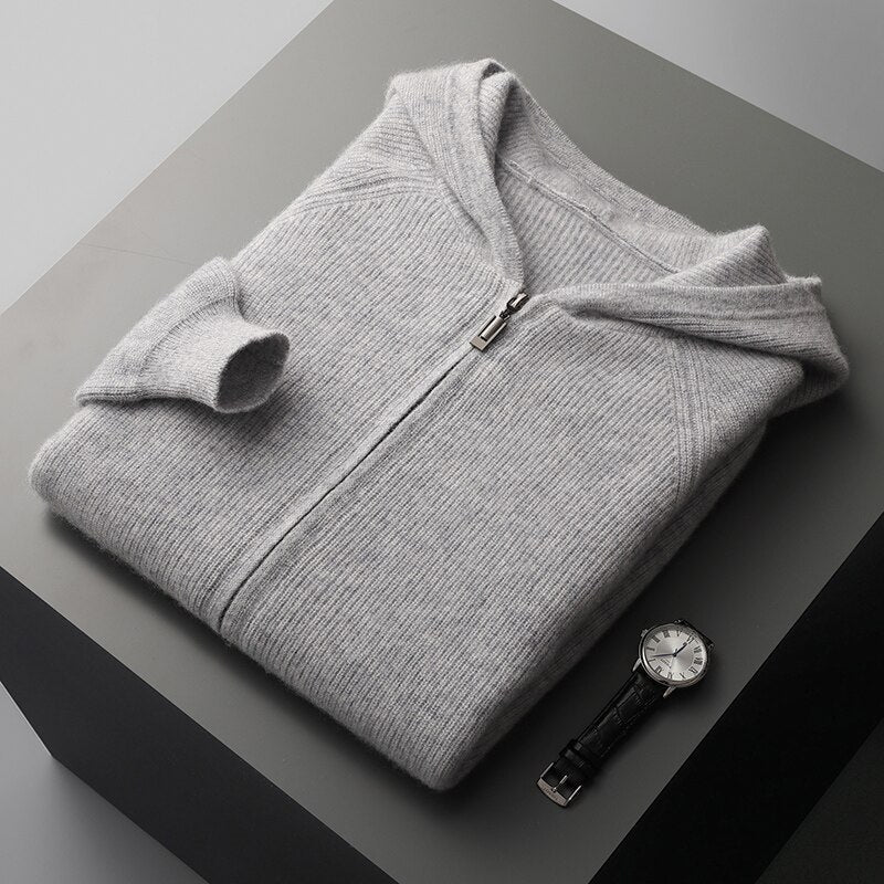 Lasse | Kapuzenpullover mit durchgehendem Reißverschluss