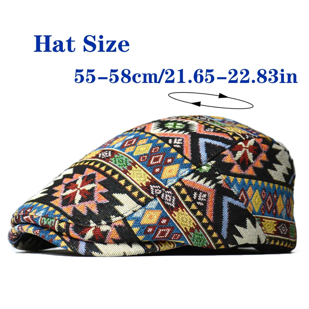 Frido | Bunte Vintage-Cap aus Baumwolle