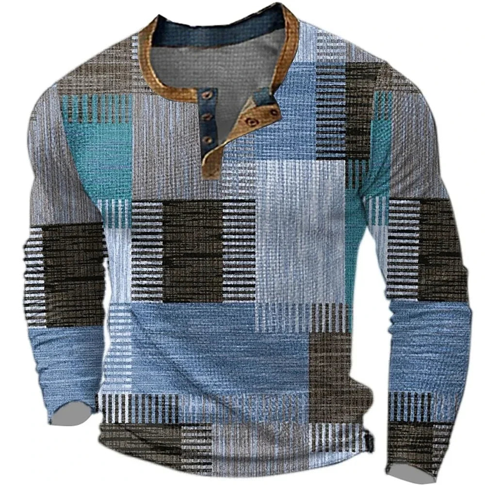 Gunther | Farbenfrohes Herren-Langarmshirt