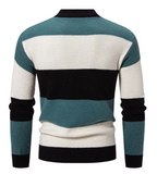 Selmar | Gestreifter Zopfstrickpullover