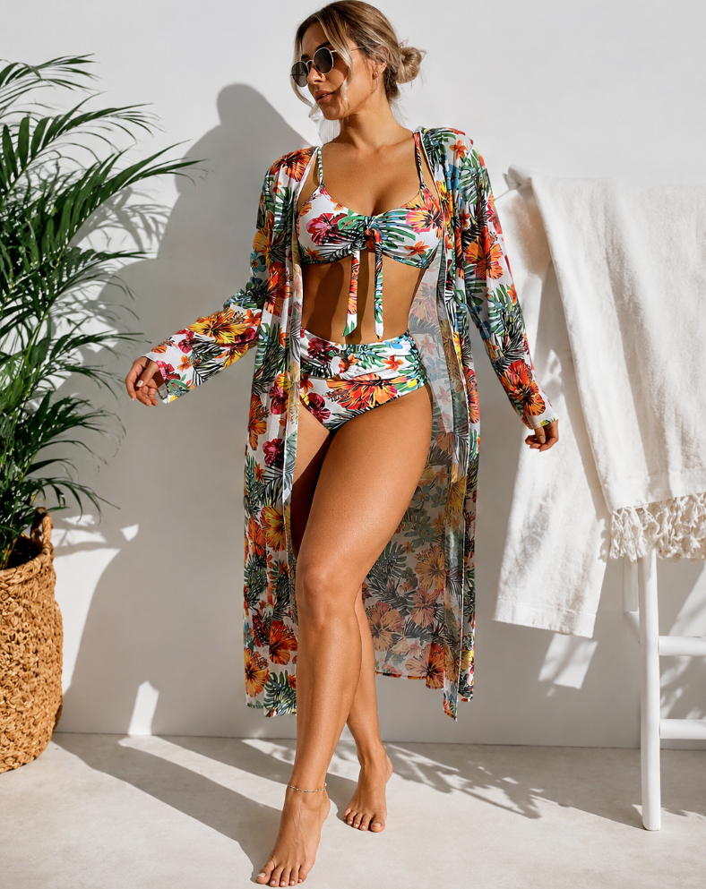 Isabella | Bikini mit Blumenrock