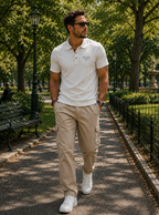 Raymond | Strukturiertes Polo mit klassischem Kragen