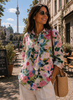 Olivia | Oversized Leinen-Bluse