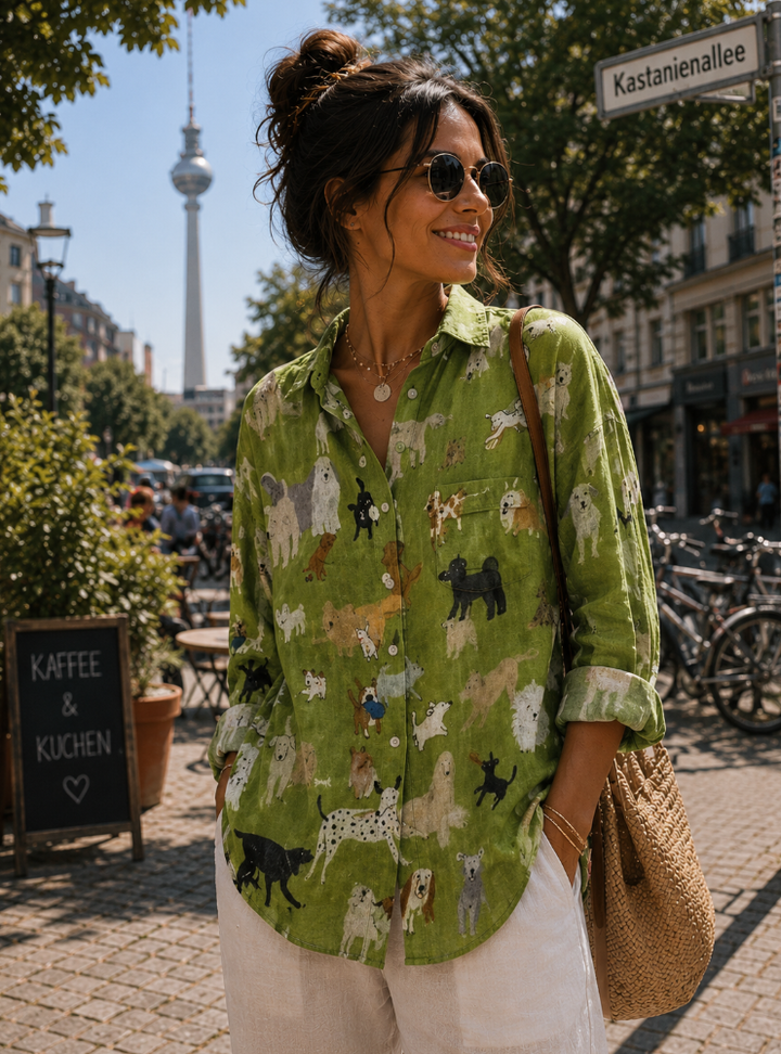 Smilla | Oversized Leinen-Bluse