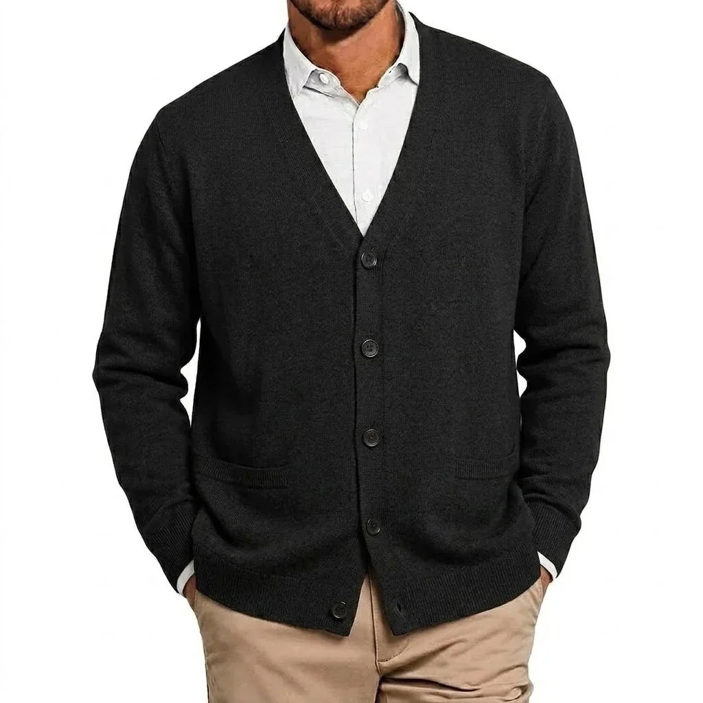Matthias | Strickblazer mit Stehkragen