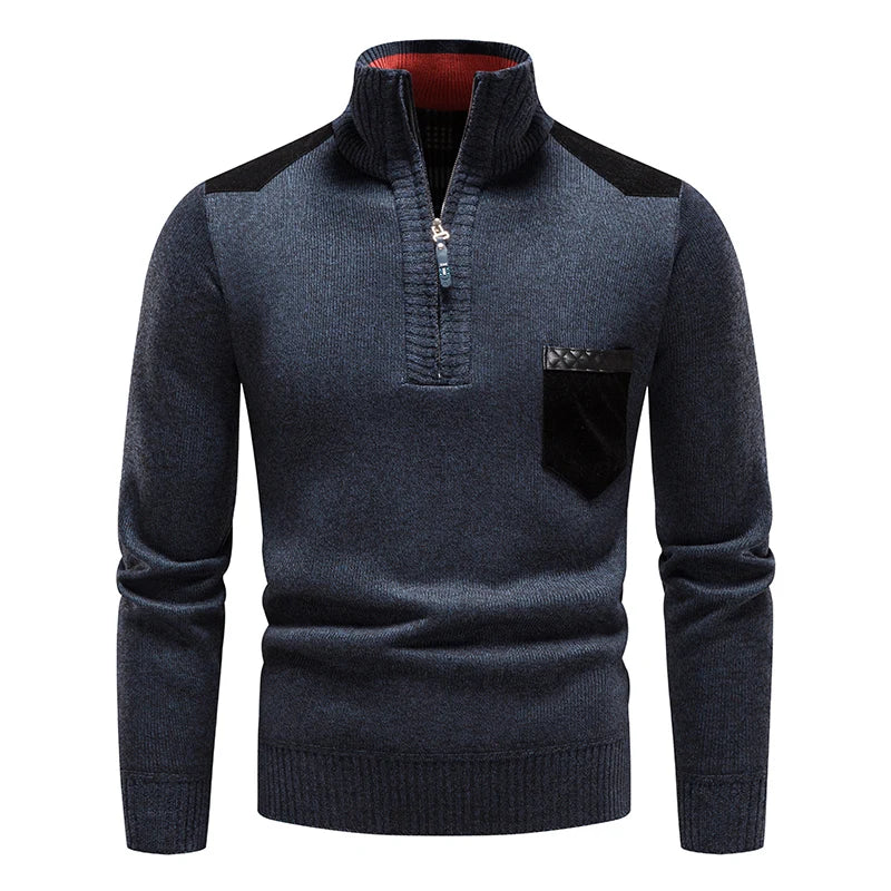 Moritz | Fleece-Pullover mit halbem Reißverschluss