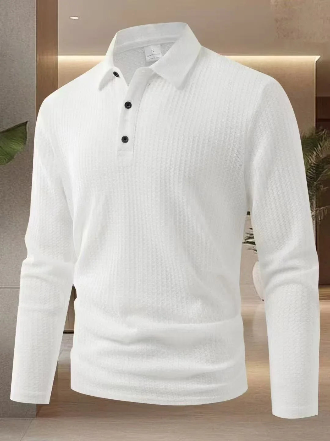 Boris | Eleganter Polo-Pullover mit langen Ärmeln